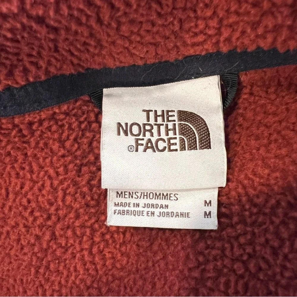 The North Face Men’s Carbondale 1/4 Snap Sherpa Hoodie brandy brown Jacket